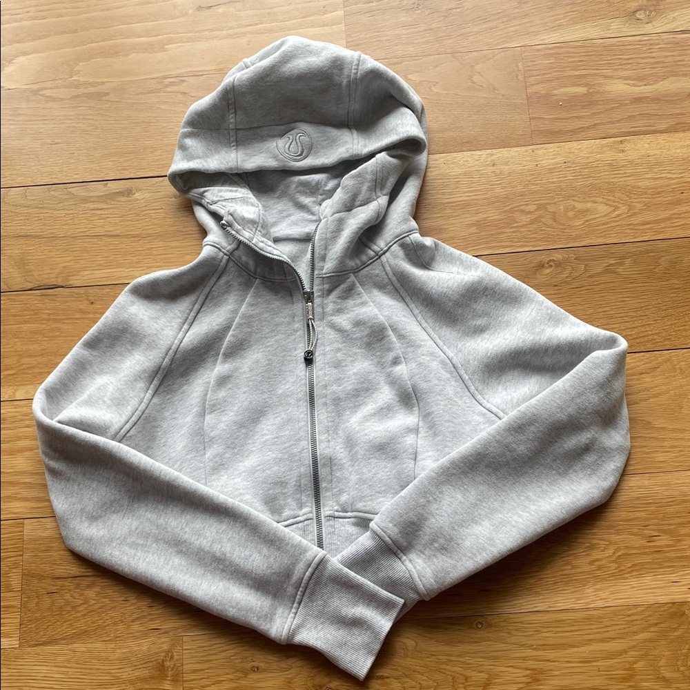 Lululemon Light Gray Scuba Hoodie